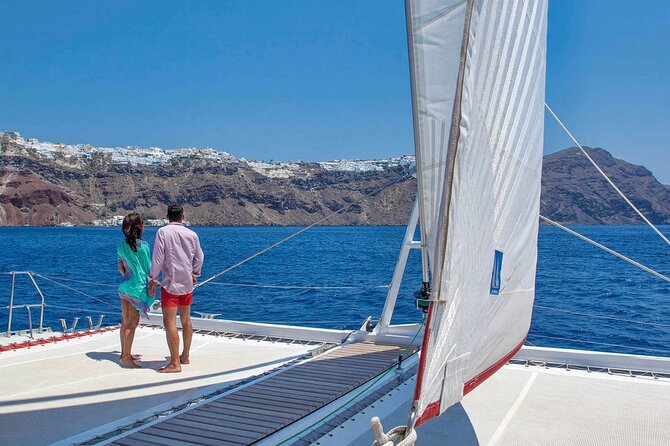 Santorini Cruise on Catamaran With BBQ & Open Bar - Pickup and Meeting Details