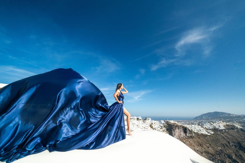 Santorini Flying Dress - Location and Itinerary