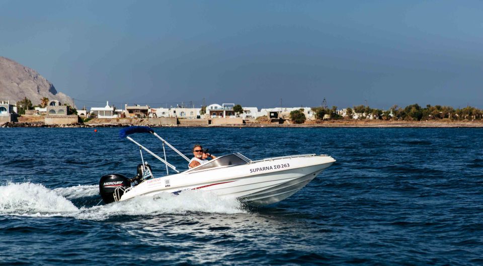 Santorini: Rent a Speedboat License Free - Boat Specifications and Requirements