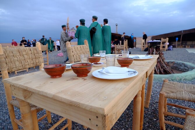 Special Dinner in Agafay Desert and Camel Ride With Sunset - Hotel Tazi Meeting Point