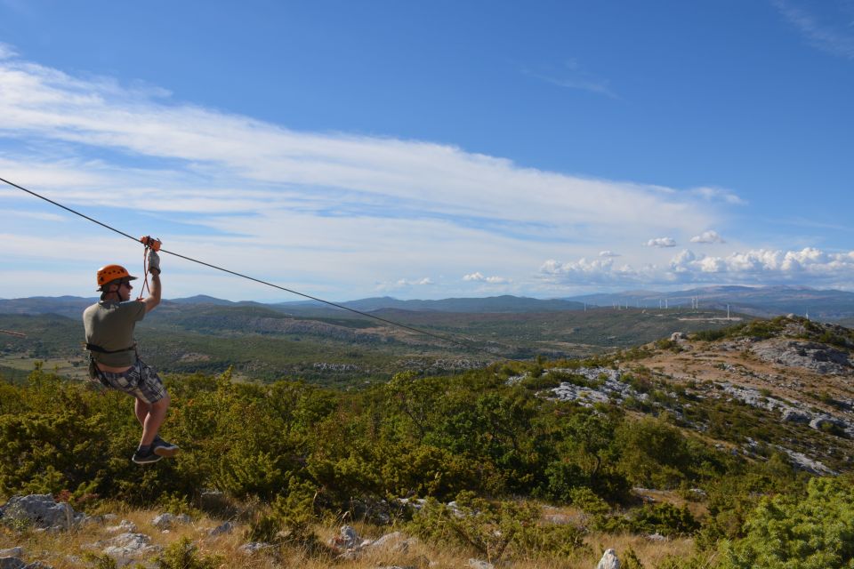 Split: Zip Line Adventure With Optional Transportation - Pricing and Booking