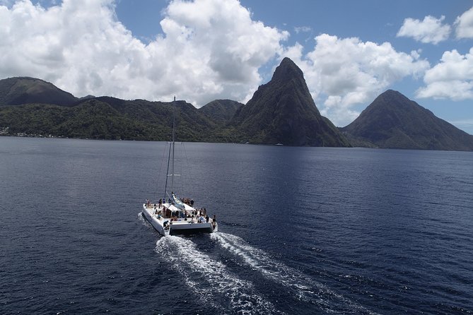 St Lucia Full-Day Catamaran Sightseeing Cruise With Snorkeling - Refreshing Toraille Waterfall Swim