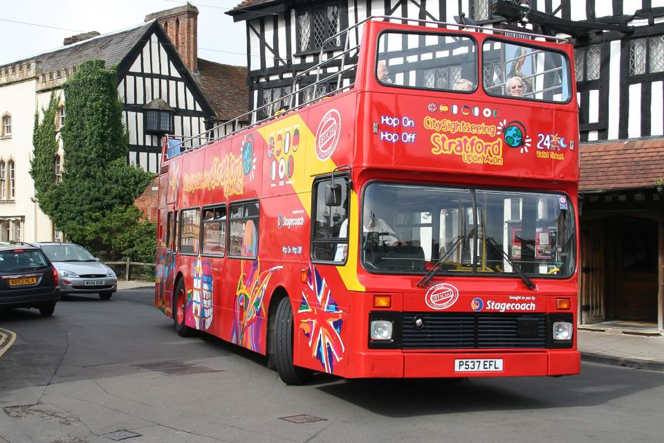 Stratford-upon-Avon:City Sightseeing Hop-On Hop-Off Bus Tour - Key Attractions