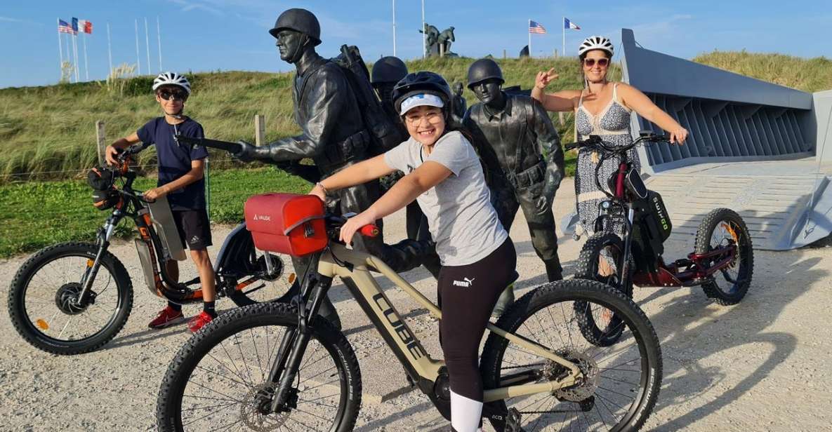 The Landing Beaches of Normandy by E-scooter or E-bike ! - Historical Significance of the Normandy Tour