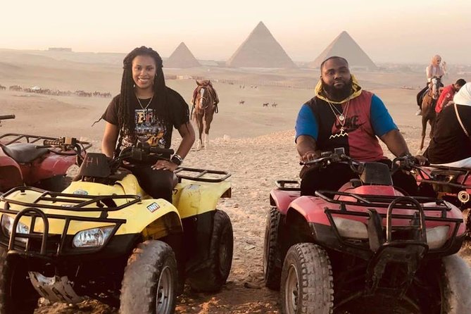 VIP Tour Giza Pyramids Sphinx ATV Bike Camel Shopping Dinner Show - Giza Pyramids