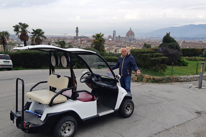 Visit Florence in Golf Car With Fiorentine Tuorist Guide - Private Golf Car Transportation