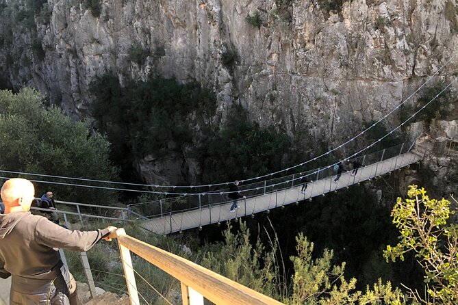 Walking the Famous Hanging Bridges of Chulilla - Crossing the Hanging Bridge