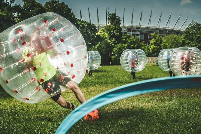 #1 Bubble Football Games in Warsaw - Gear Provided