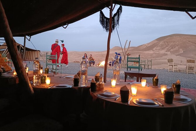 AGAFAY Historical Desert Dinner Sunset Camel Ride Hotel Transfer - Hotel Pickup and Drop-off