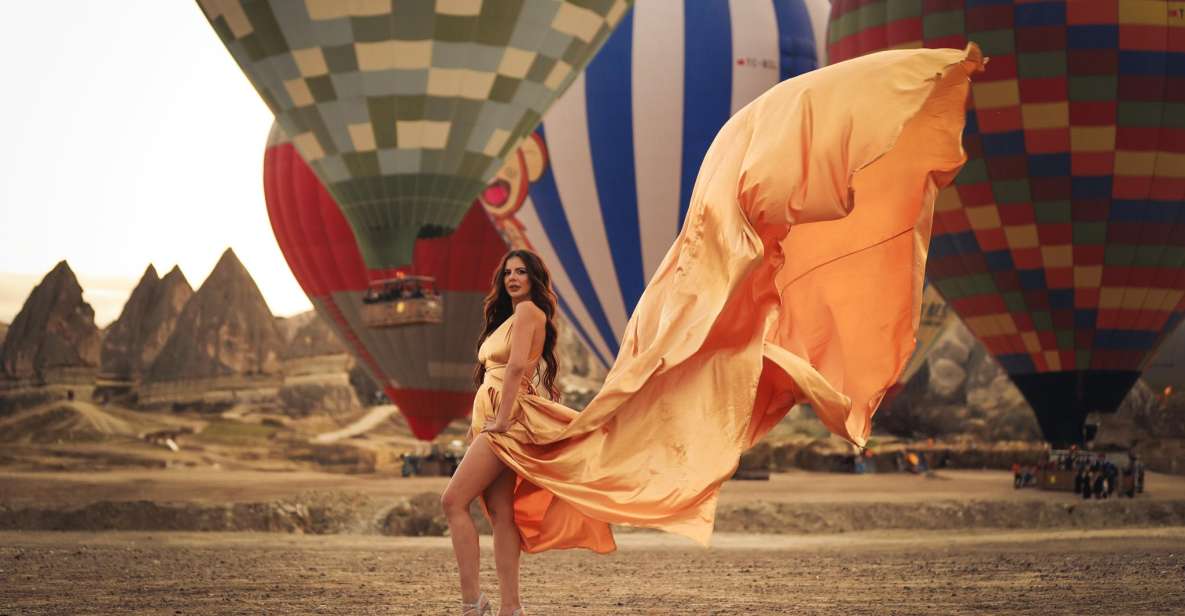 Cappadocia: Private Flying Dress Photoshoot at Sunrise - Photoshoot Experience