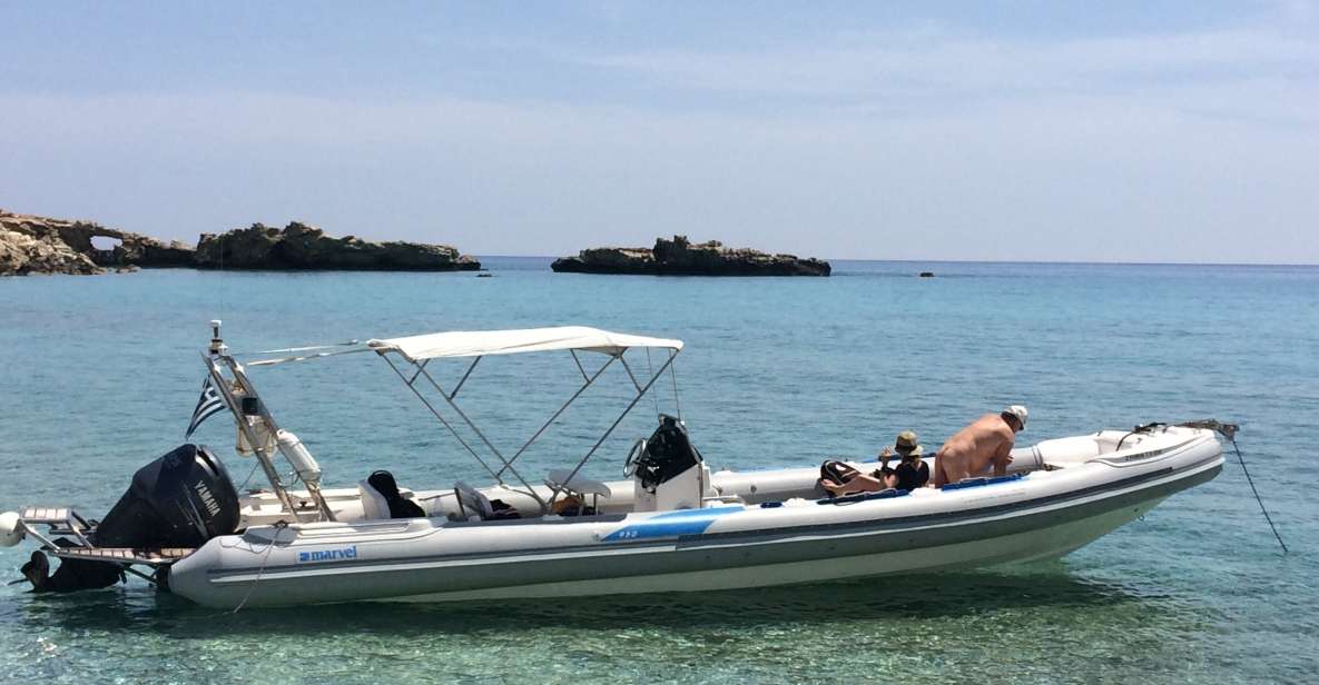 Chania: Private RIB Cruise to Akrotiri and Seitan Limania - Explore and Adventure