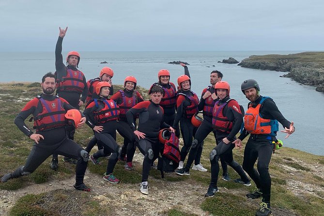 Coasteering on Anglesey - Meeting and End Points