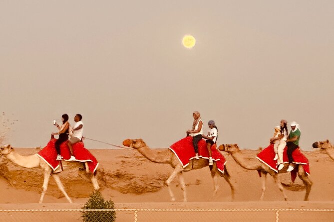 Dubai Desert Safari, Sand-boarding, CamelRide, Veg & BBQ Dinner - Entertainment Shows and Activities