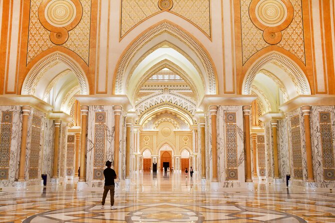 Dubai to Abu Dhabi Day Trip: Grand Mosque, Palace & Etihad Towers - Hotel Pickup and Drop-off