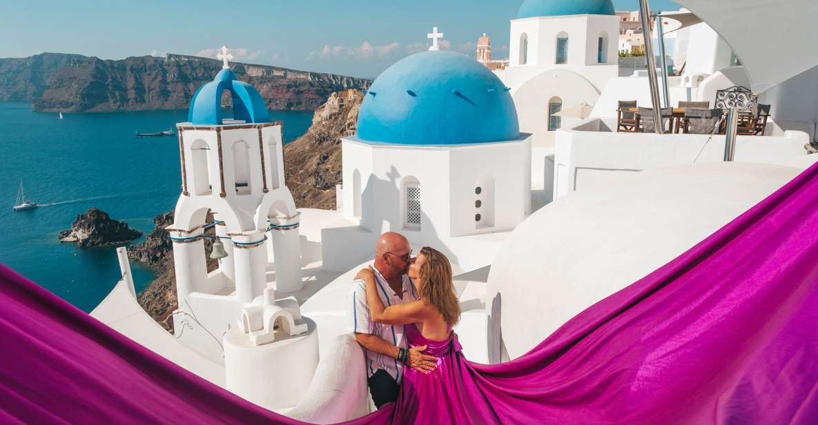 Flying Dress Santorini Photoshoot - Flying Dress Options