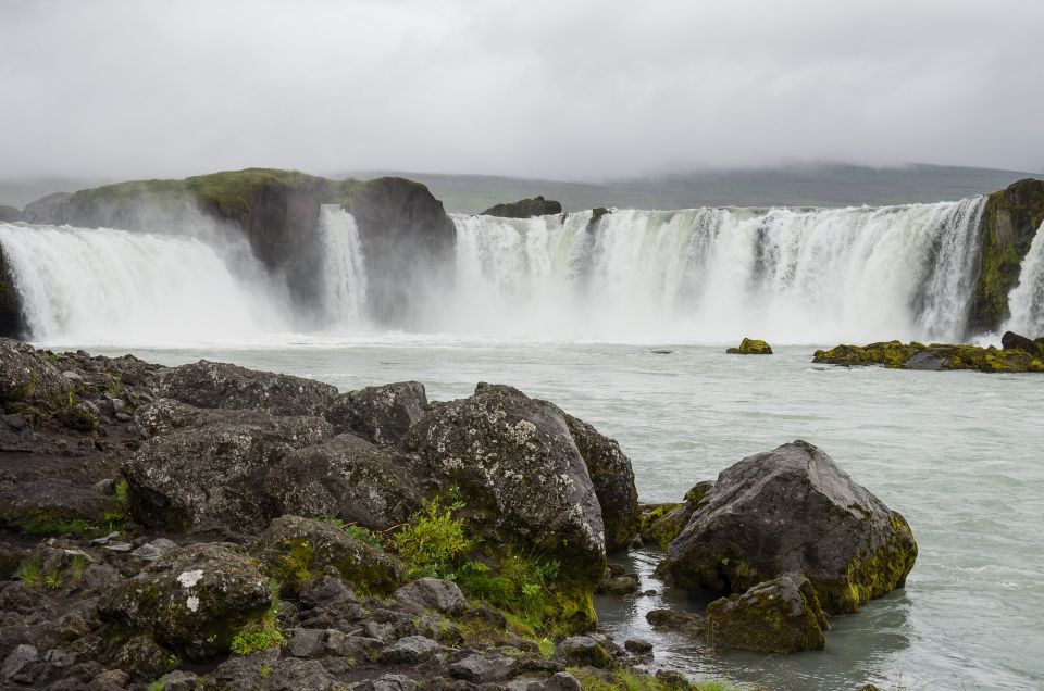 From Akureyri: Goðafoss and Húsavík Tour With Geosea Baths - Visiting Goðafoss Waterfall