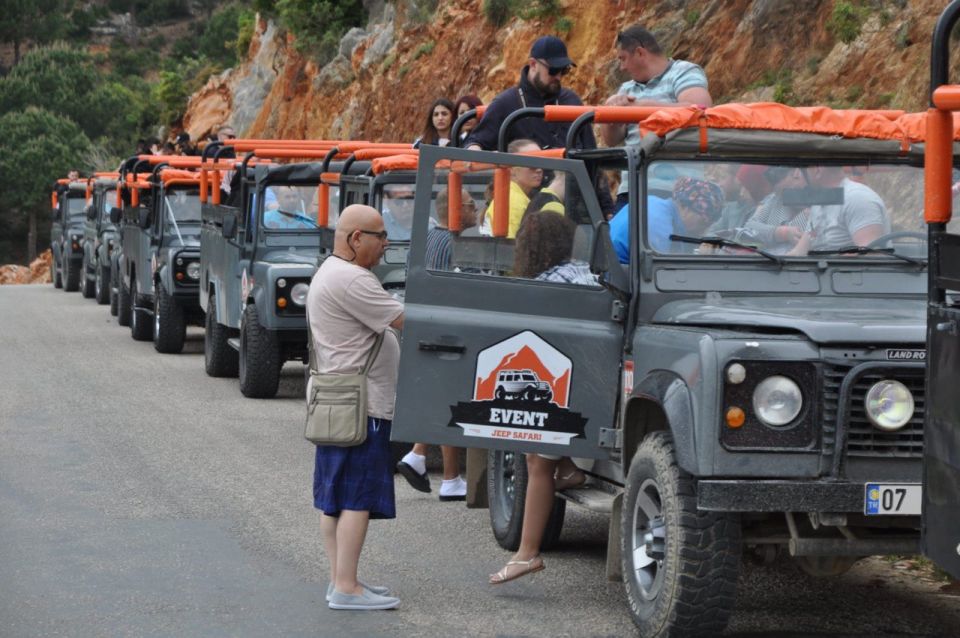 From Alanya: Jeep Safari Tour With Lunch at Dim River - Jeep Rides and Water Battles