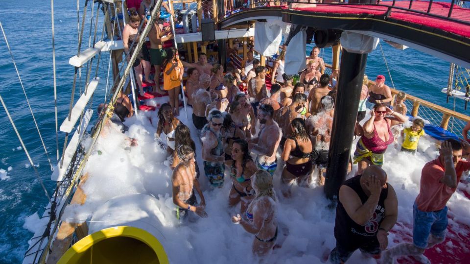 From City of Side: Dolphin Watching Boat Trip With Lunch - Foam Party Experience