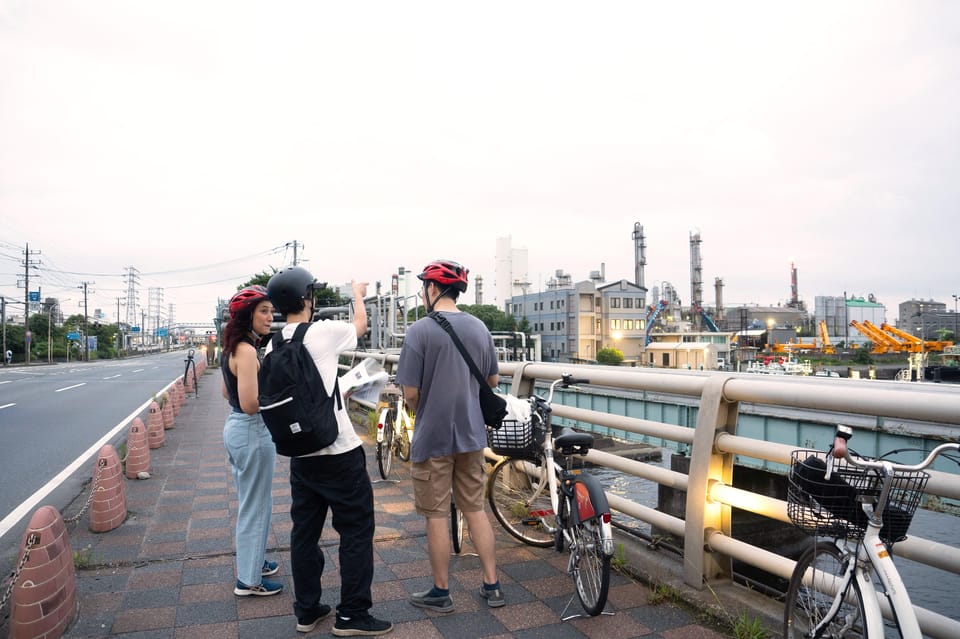 From Tokyo: Keihin Industrial Zone Night Tour by E-Bike - Transportation Details