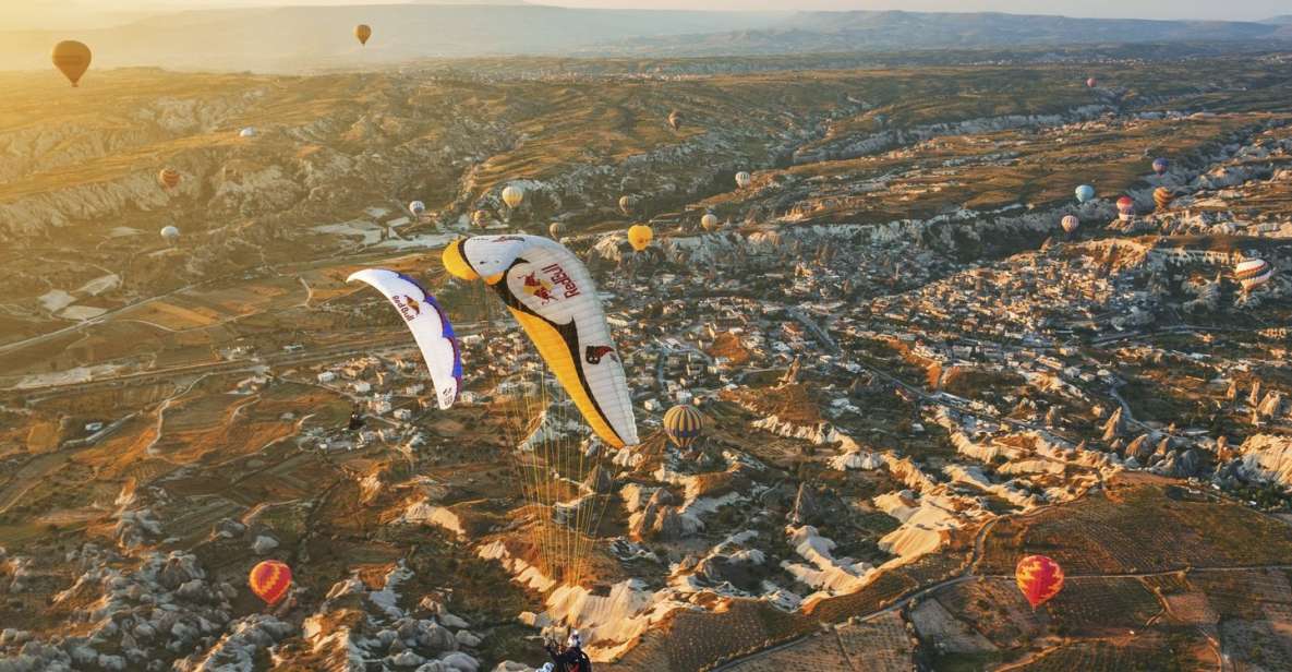 From Urgup/Goreme: Cappadocia Tandem Paragliding & Transfer - Duration and Schedule