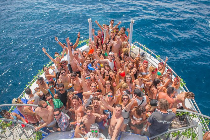 Ibiza Cruise Crush Boat Party and Pre Pool Party - Start Time and Duration