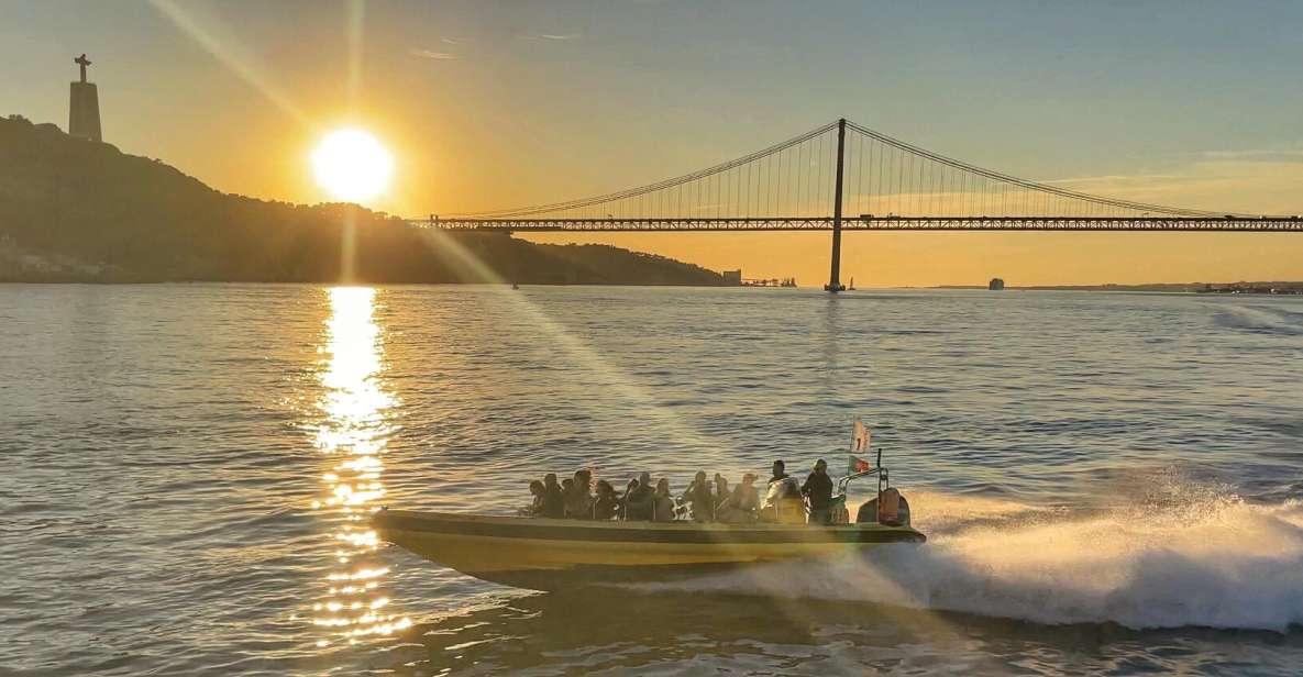 Lisbon Speedboat Sunset With Monuments Sightseeing - Booking and Cancellation