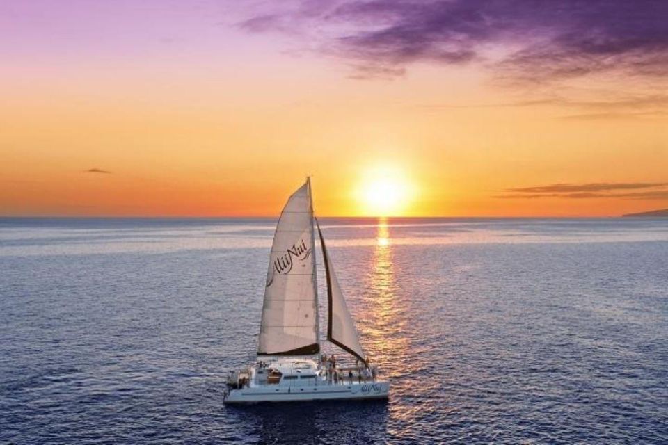 Maui: Alii Nui Luxury Catamaran Makani Sunset Sail - Inclusions and Amenities