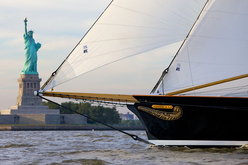 New York City: Day Sail to Statue of Liberty on America 2.0 - Boat Specifications and Design