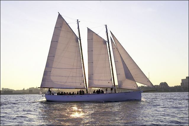 NYC: Sunset Sail Aboard Schooner Adirondack - Admiring the Illuminated Skyline