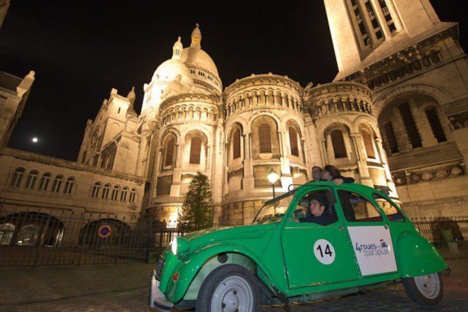 Paris: Private Guided City Tour at Night in Citroën 2CV - Inclusions and Customization