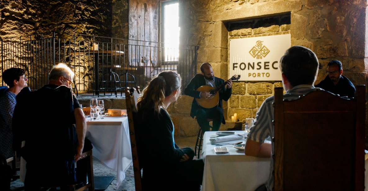 Porto: Cellar Tour, Dinner & Fado Show at Fonseca - Savoring Fonsecas Sirocco White Port