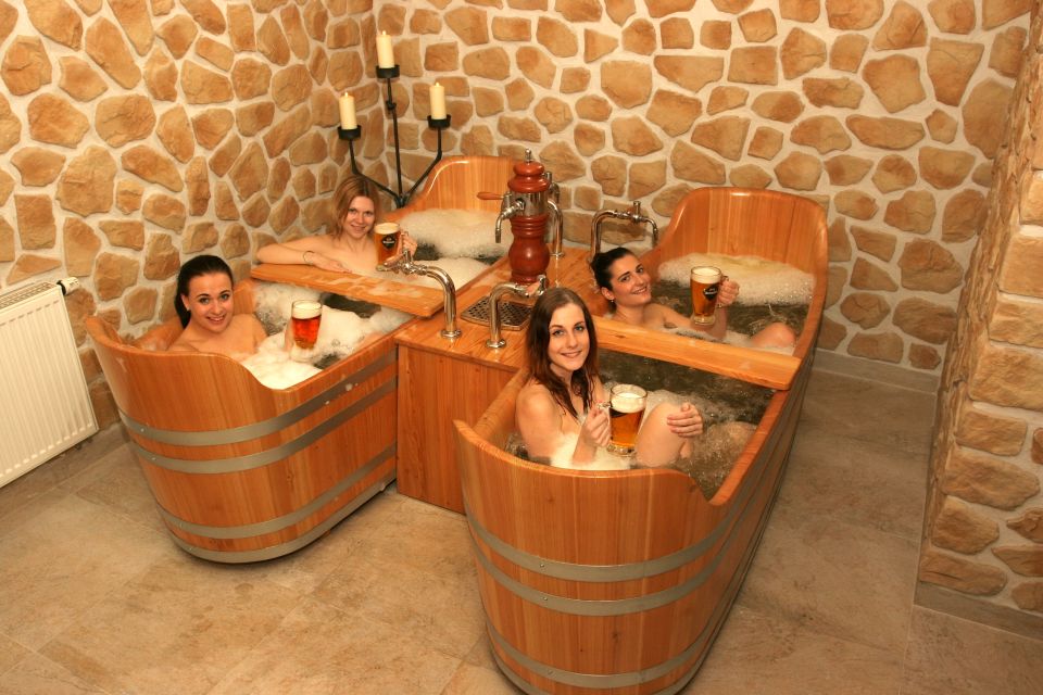 Prague: Beer Spa Bernard With Beer and Massage Option - Beer Bath Benefits