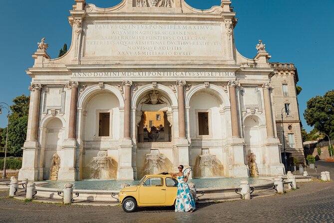 Rome Fiat 500 Vintage Tour Photography - Logistics