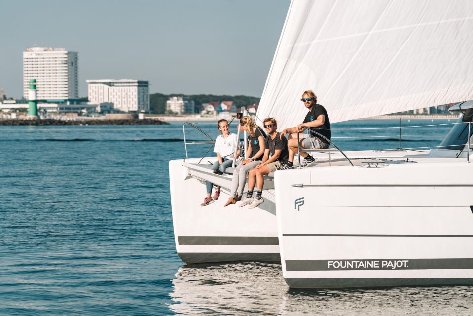 Rostock: Half-Day, Full-Day or Sunset Catamaran Cruise - Relaxing on the Catamaran