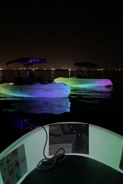 San Diego: Night Date Glow Pedal Boat With Downtown Views - Inclusions