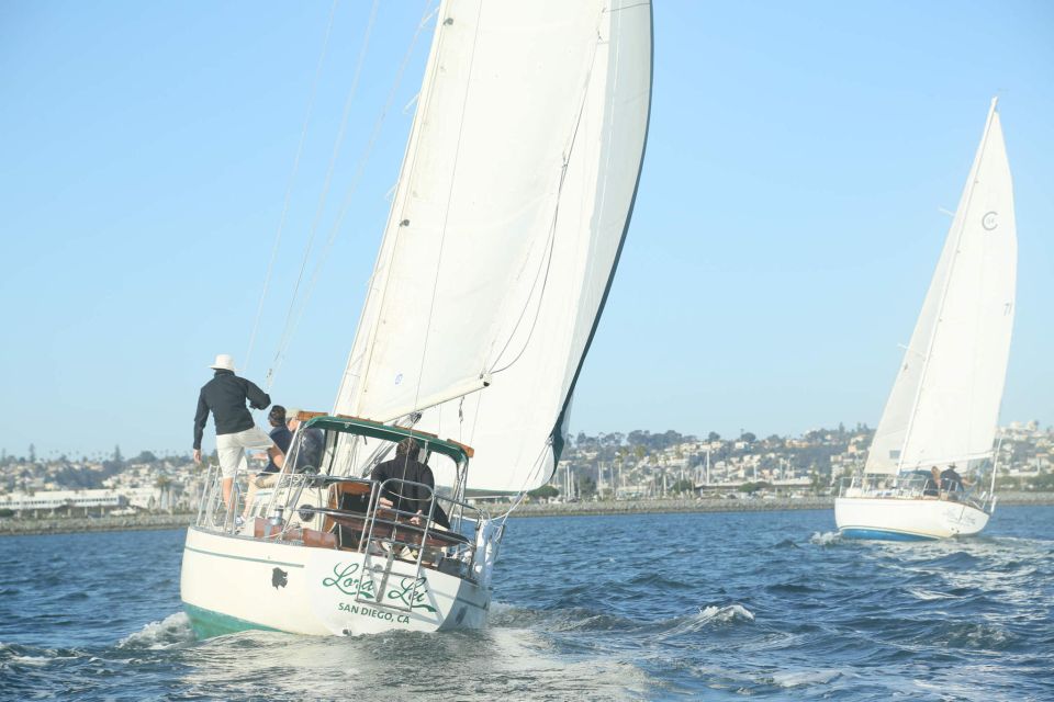 San Diego: Private 2-Hour Sailing Tour for 3-6 People - Inclusions and Amenities