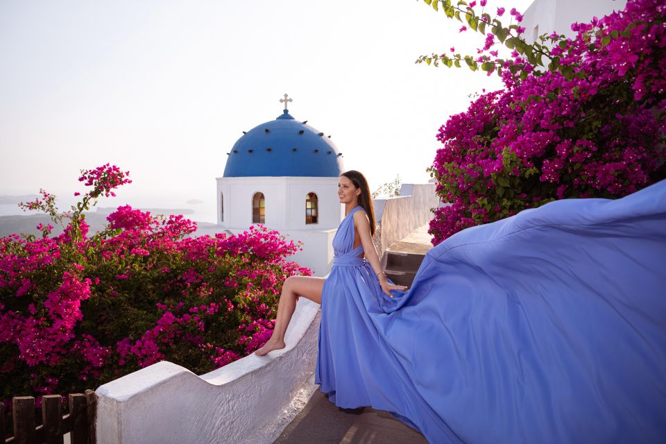 Santorini Flying Dress Photo Experience - Photography Experience