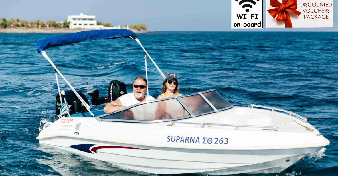 Santorini: Rent a Speedboat License Free - Included Snorkeling and Adventure Gear