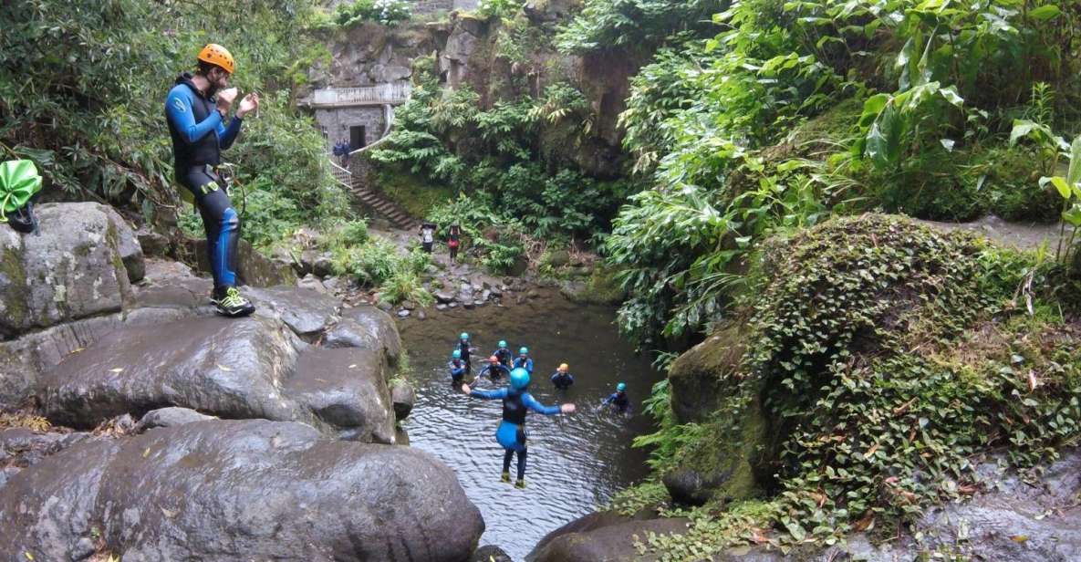 Sao Miguel: Ribeira Dos Caldeiroes Canyoning Experience - Whats Included