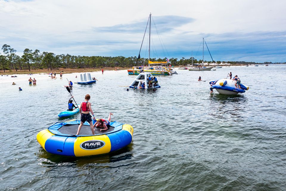 Shell Island: Water Park and Dolphin Watching Boat Trip - Water Park Activities