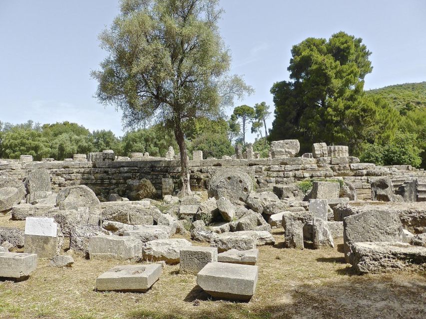 Small Group Tour of Ancient Olympia and Local Food Tasting - Transportation and Guide