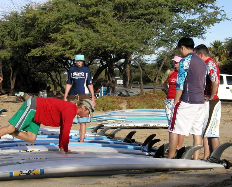 South Maui: Kalama Beach Park Surf Lessons - Atmosphere and Physical Benefits