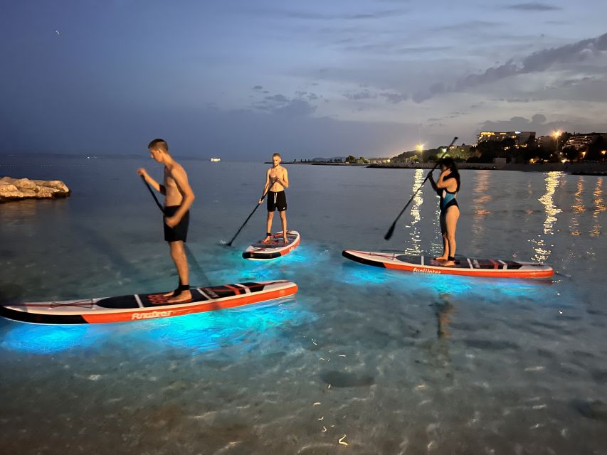 Split: Glow-in-the-dark Sunset Stand-Up Paddle Board Tour - Itinerary