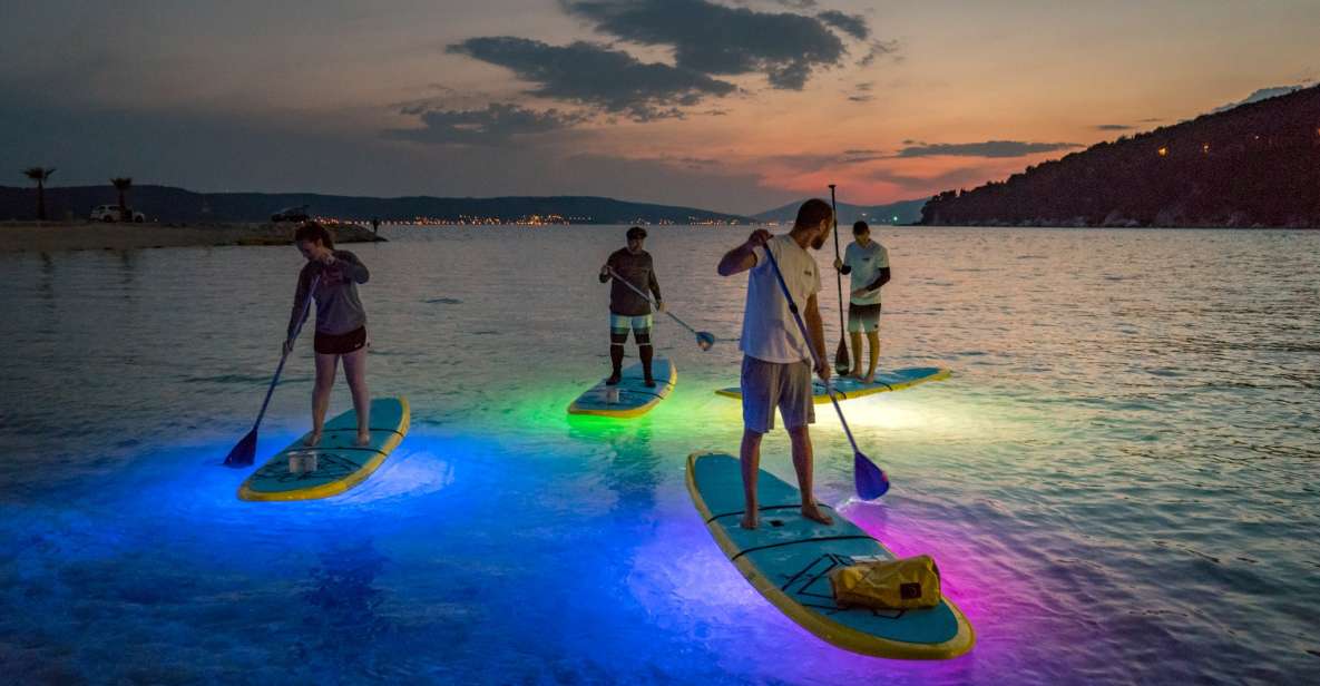 Split: Stand Up Paddleboard Night Glow Tour - Itinerary Details