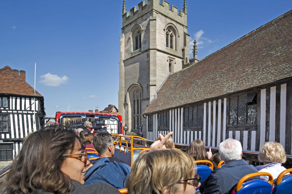 Stratford-upon-Avon:City Sightseeing Hop-On Hop-Off Bus Tour - Audio Guide Options