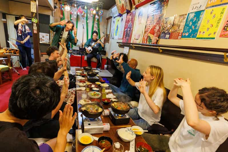 Tokyo: Quaint Restaurant With Dining and Cultural Experience - Interactive Minyo Folk Song