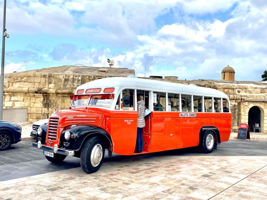 Valletta: Sunday Vintage Bus to Marsaxlokk - Vintage Bus Departure Times