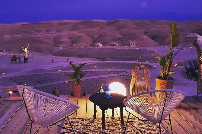 Agafay Desert Camel Ride With Dinner - Dinner Venue and Menu