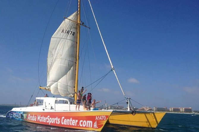 Arusun Catamaran Sail With Snorkeling in Aruba - Snorkeling at Catalina Bay