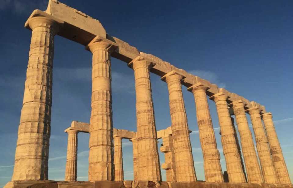 Athens: Cape Sounion & Poseidon Sunset Coastline Tour - Temple of Poseidon